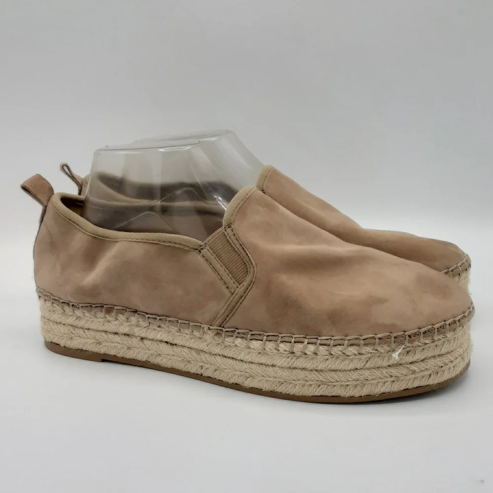 SAM EDELMAN Carrin suede platform espadrilles size 9.5.